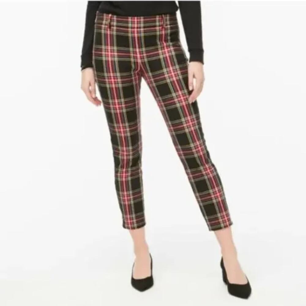 J. Crew Factory Winnie Tartan Plaid Pants Size 6